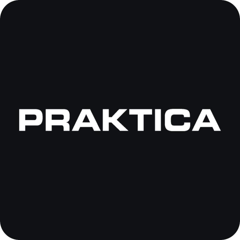 Nálepka Praktica logo na auto