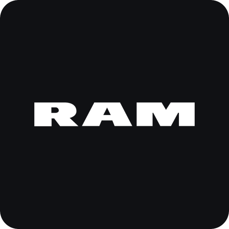 Nálepka RAM logo na auto