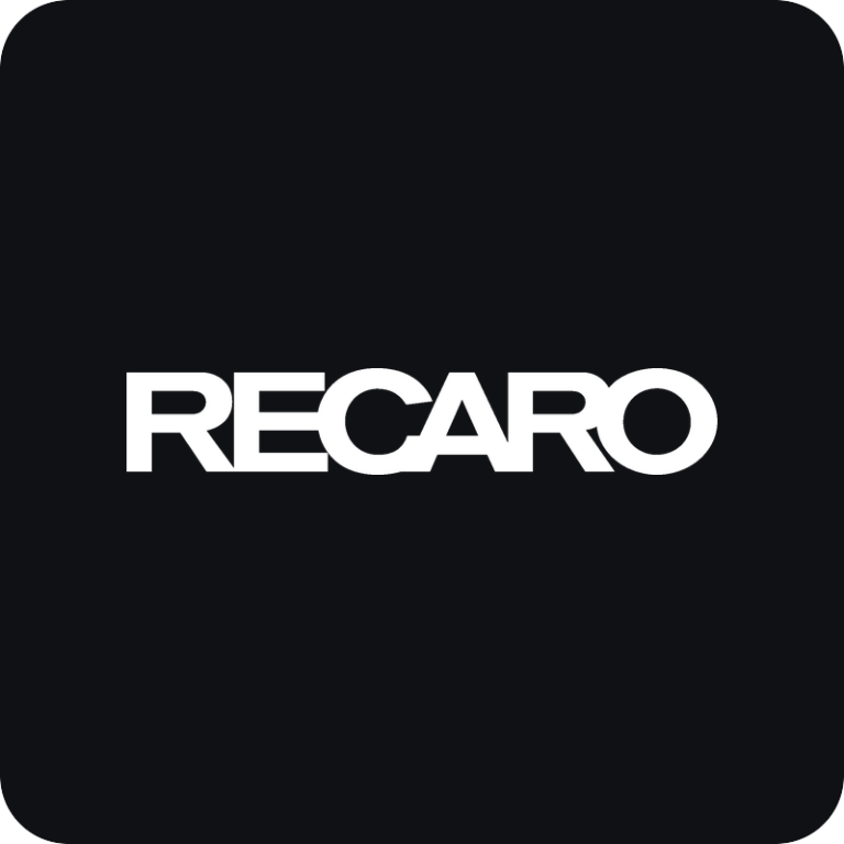 Nálepka Recaro logo na auto
