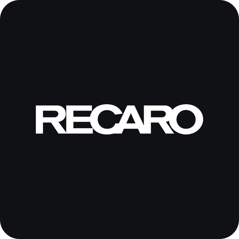 Recaro logo Nálepka Recaro logo na auto