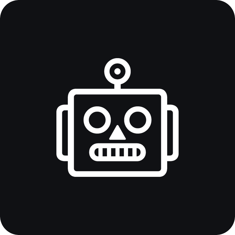 Robot emoji - meme nálepka Robot emoji - rezaná nálepka na auto