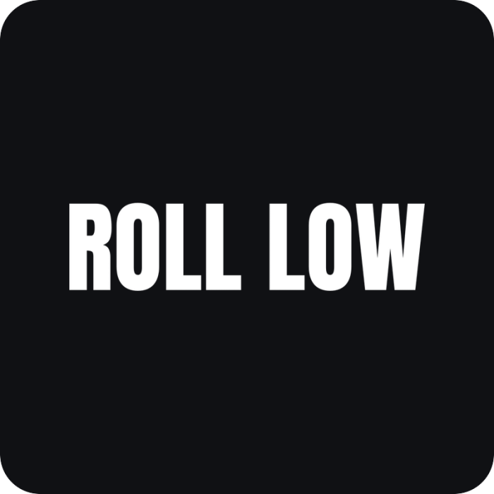 Nálepka Roll Low - rezaná nálepka na auto