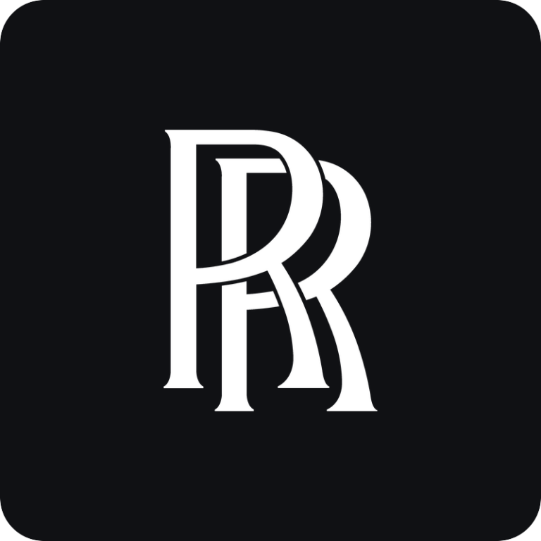 Nálepka Rolls-Royce logo na auto