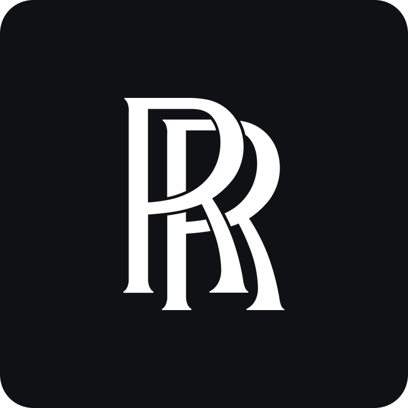 Rolls-Royce logo Nálepka Rolls-Royce logo na auto