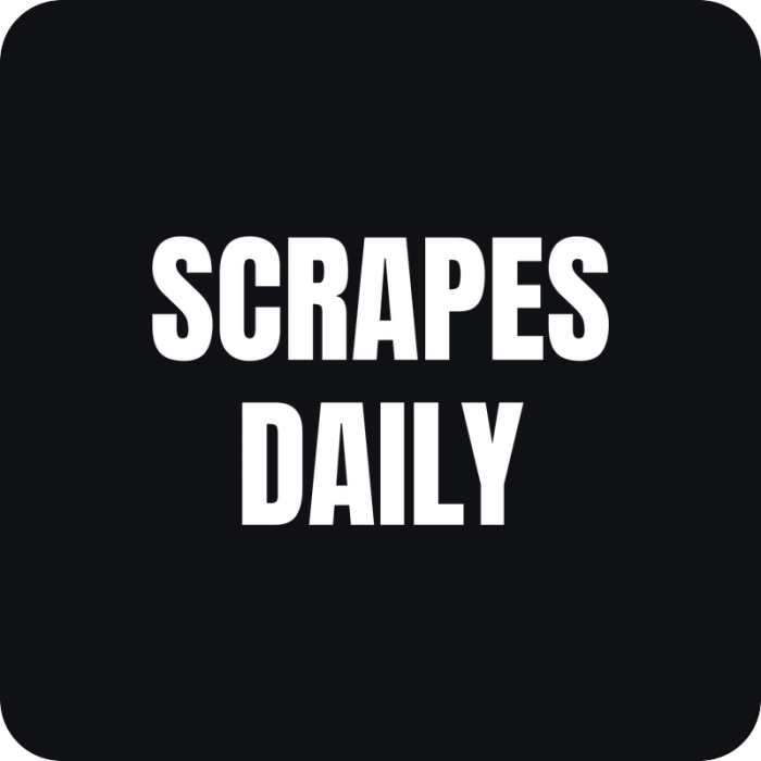Nálepka Scrapes Daily - rezaná nálepka na auto