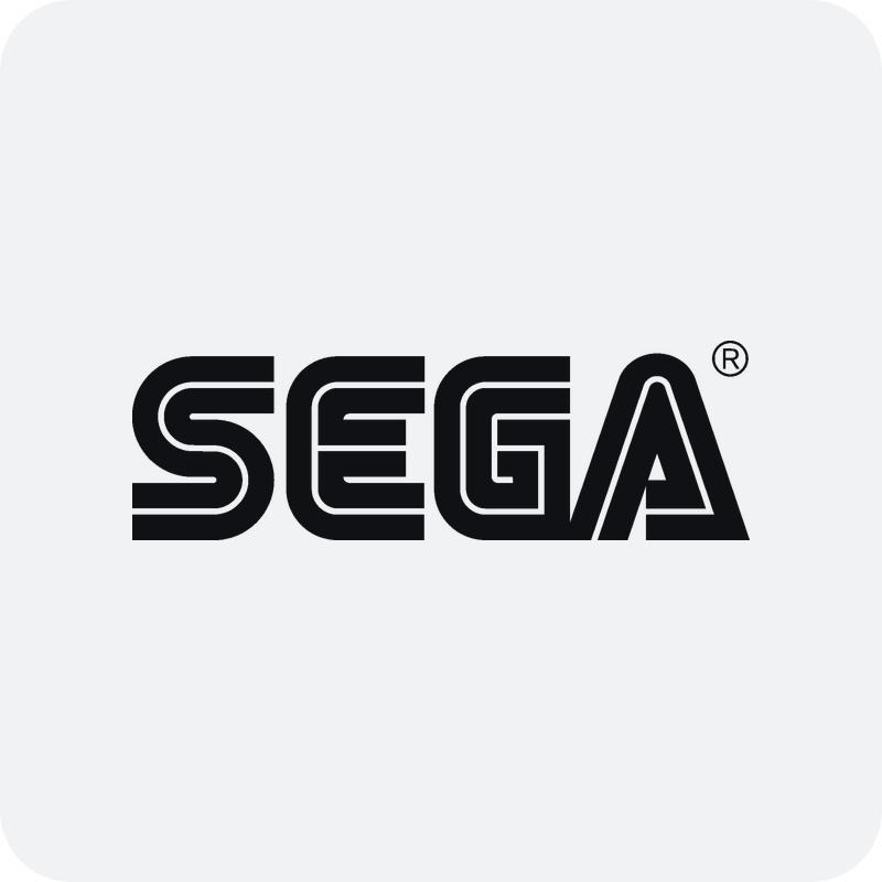 Sega logo Nálepka Sega logo na auto