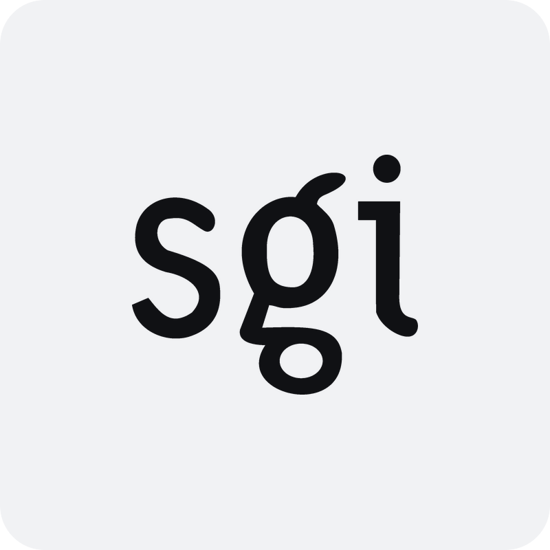 Silicon Graphics logo (kocka) Nálepka Silicon Graphics logo (kocka) na auto