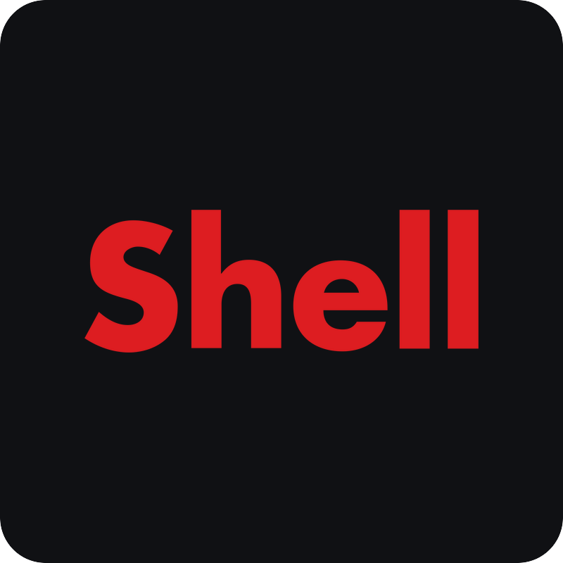 Shell nápis Nálepka Shell nápis na auto