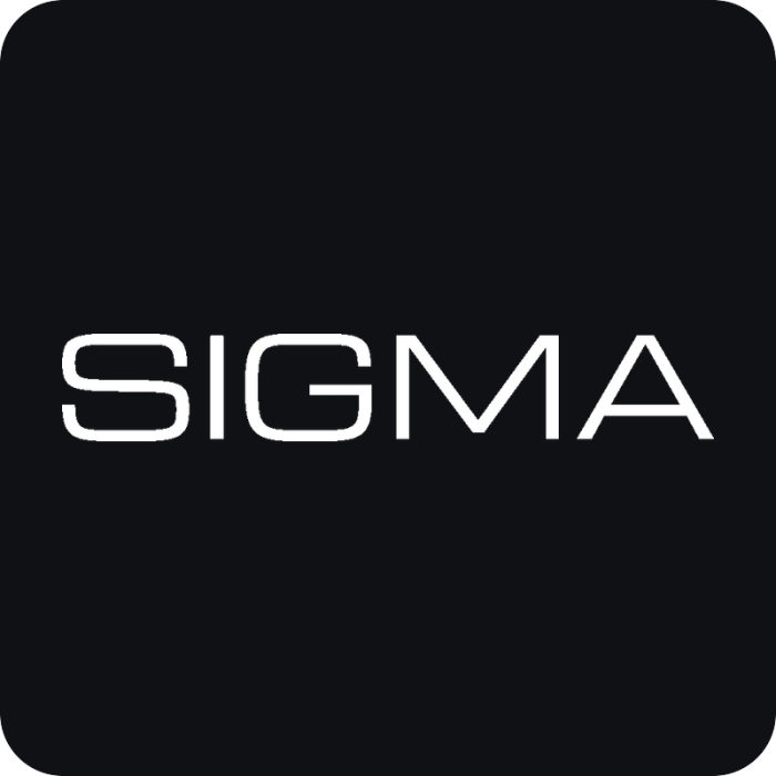 SIGMA - rezaná nálepka na auto