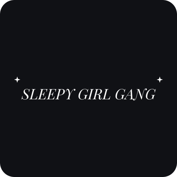 Sleepy Girl Gang - rezaná nálepka na auto