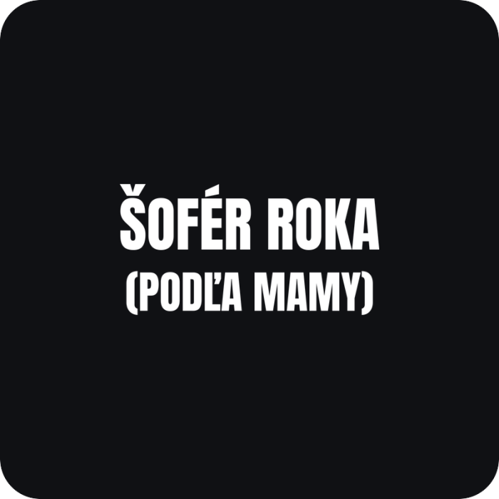 Nálepka Šofér roka (podľa mamy) - rezaná nálepka na auto