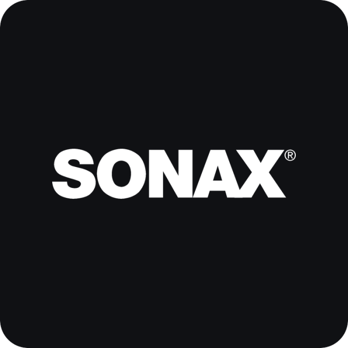 SONAX logo - rezaná nálepka na auto