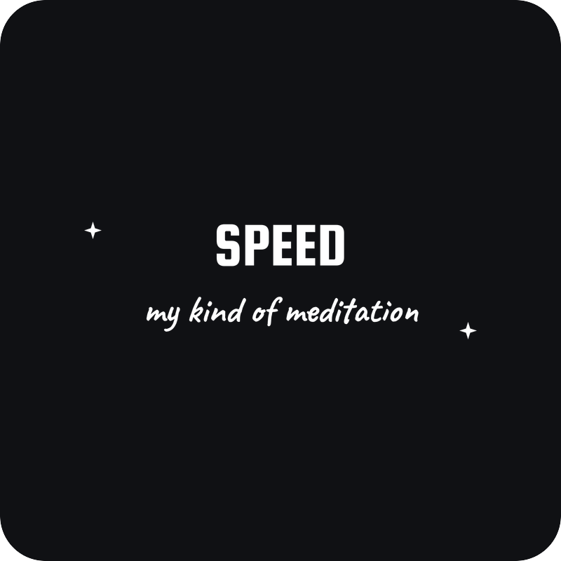 Speed - My Kind of Meditation Speed - My Kind of Meditation - rezaná nálepka na auto