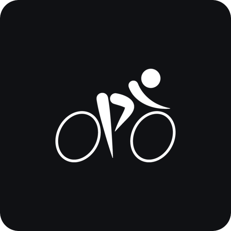 Cestný cyklista - rezaná nálepka na auto