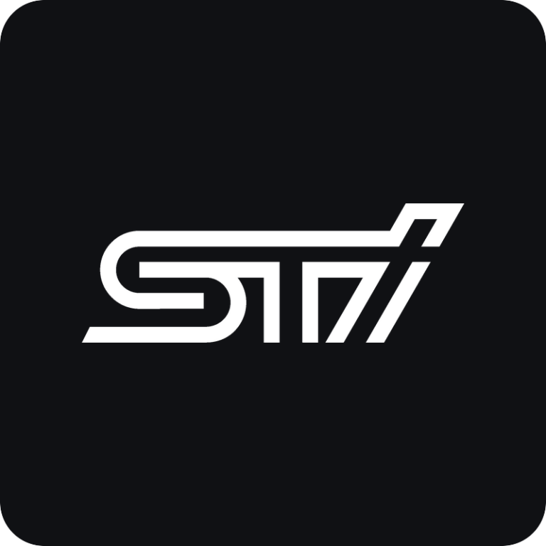 Nálepka Subaru STI logo na auto
