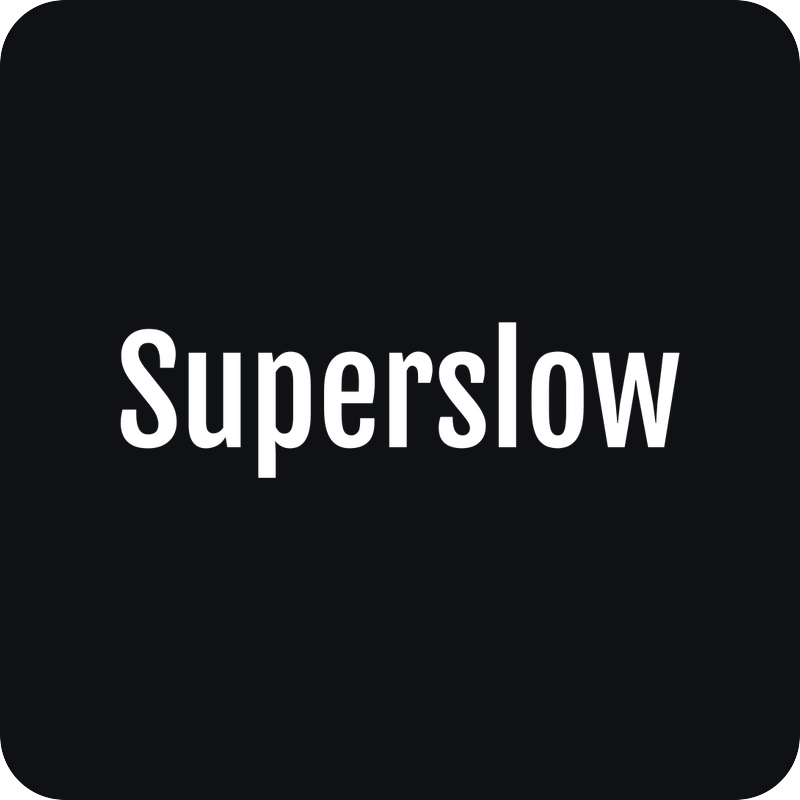 Superslow Superslow - rezaná nálepka na auto