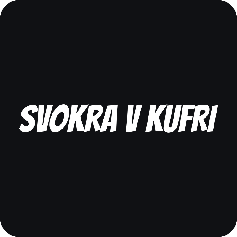 Nálepka Svokra v kufri Nálepka Svokra v kufri - rezaná nálepka na auto