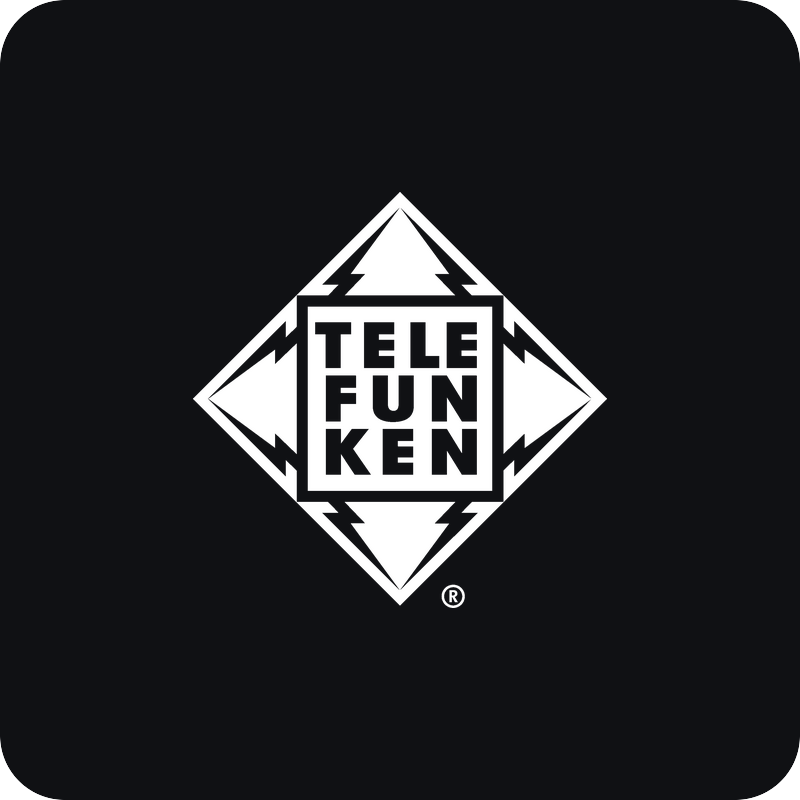 Telefunken logo Nálepka Telefunken logo na auto