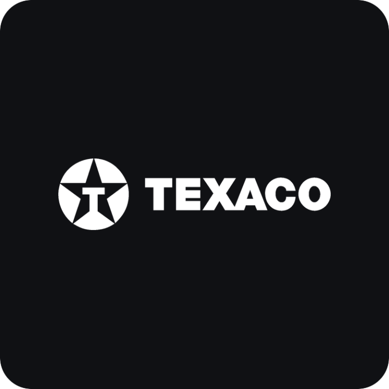 Nálepka Texaco logo na auto