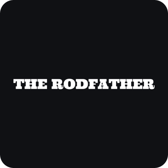 Nálepka The Rodfather - rezaná nálepka na auto