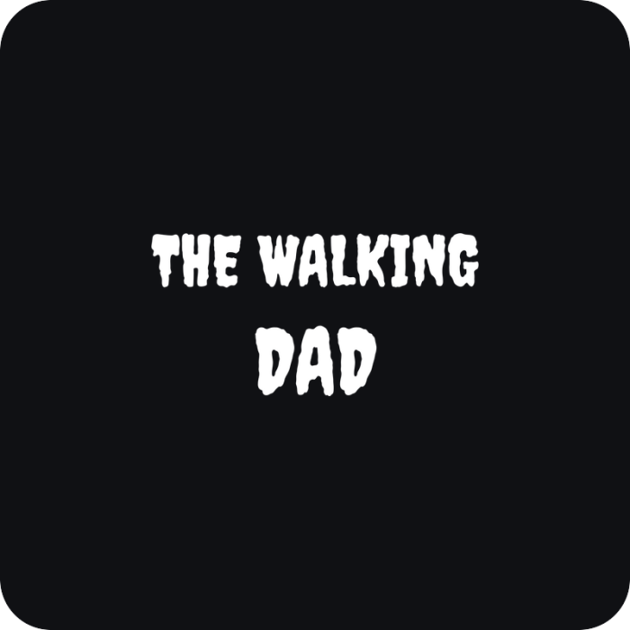 The Walking Dad - rezaná nálepka na auto