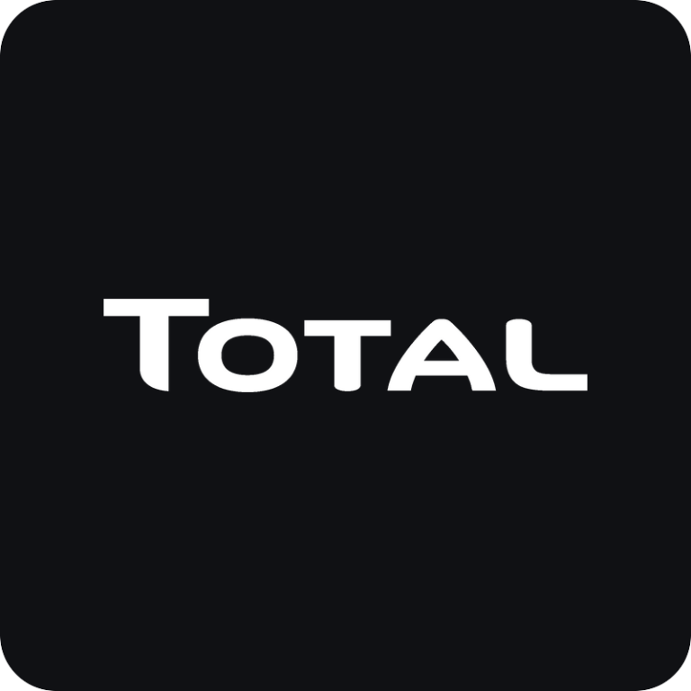 Nálepka Total logo na auto