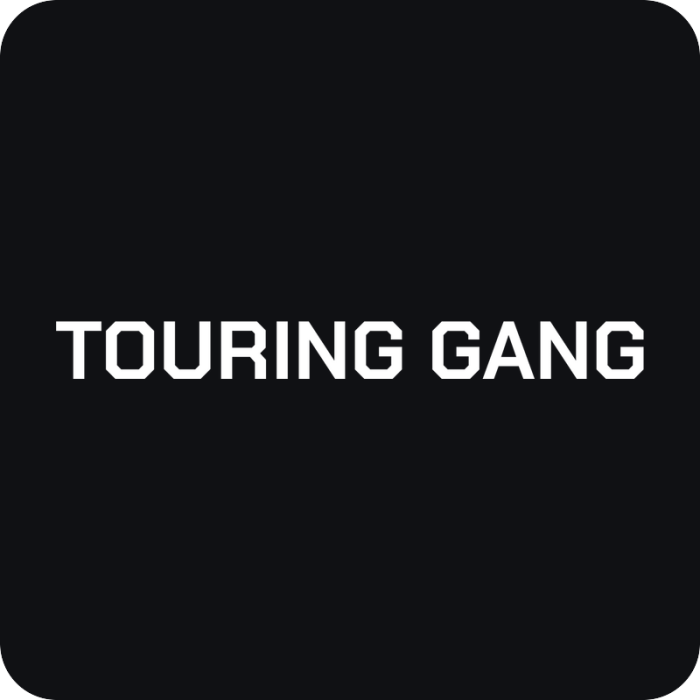 Touring Gang - rezaná nálepka na auto