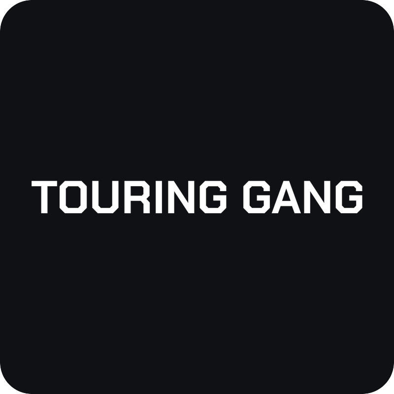 Touring Gang Touring Gang - rezaná nálepka na auto