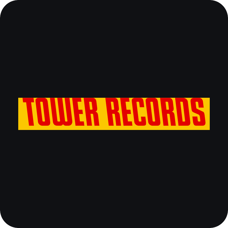 Tower Records logo Nálepka Tower Records logo na auto