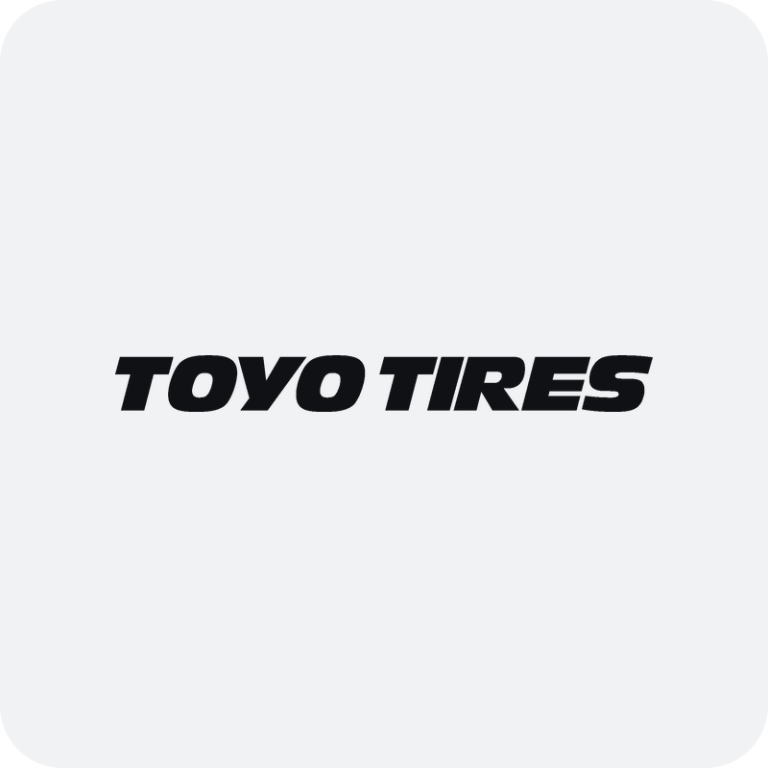 Nálepka Toyo Tires logo na auto