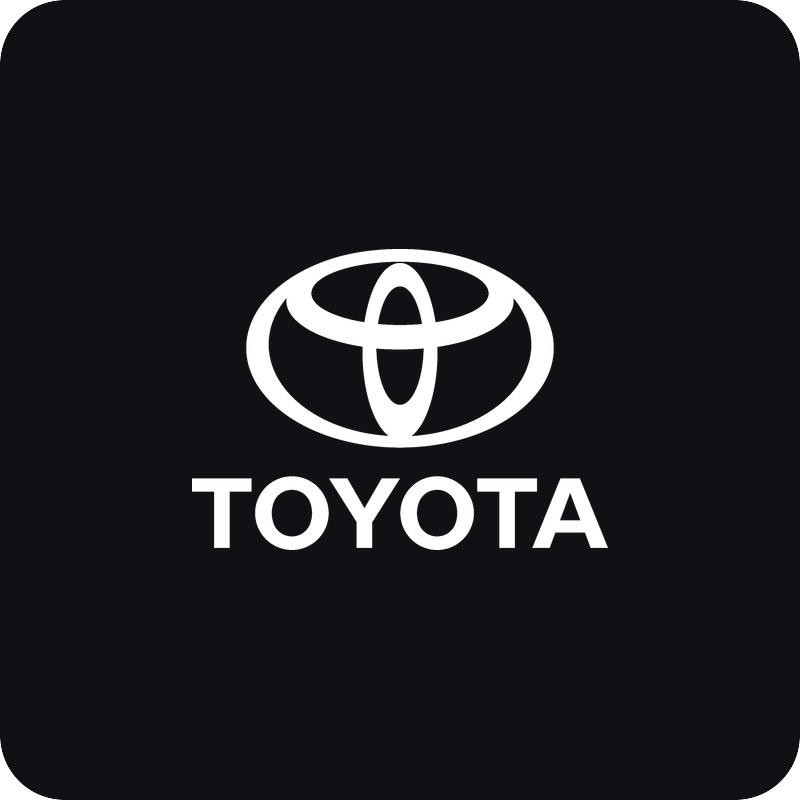 Toyota logo Nálepka Toyota logo na auto