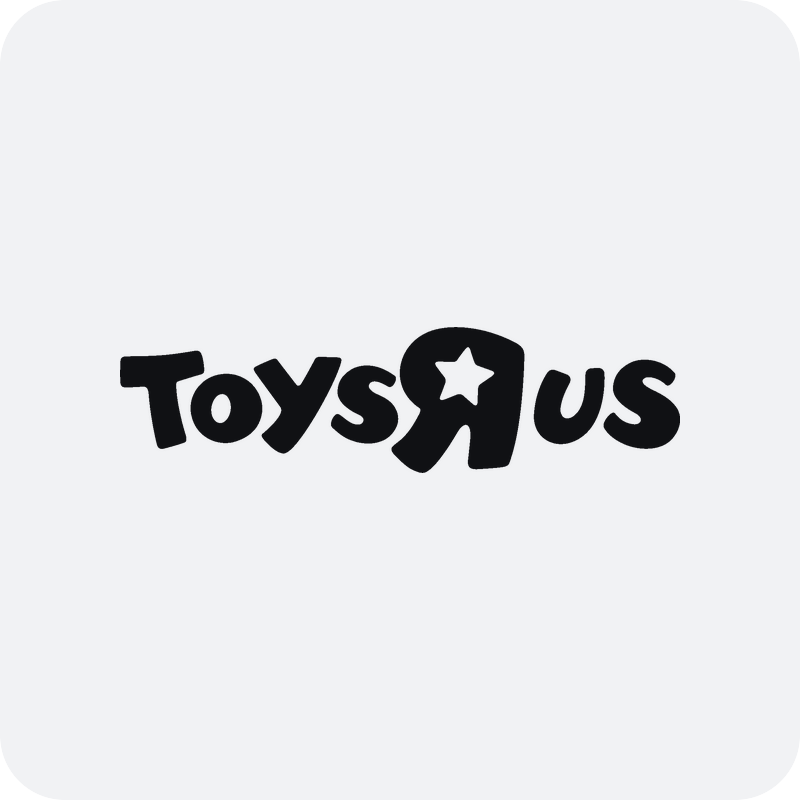 Toys R Us logo Nálepka Toys R Us logo na auto