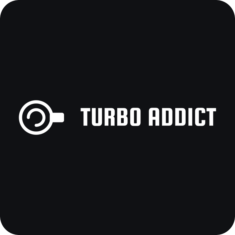 Turbo Addict Turbo Addict - rezaná nálepka na auto