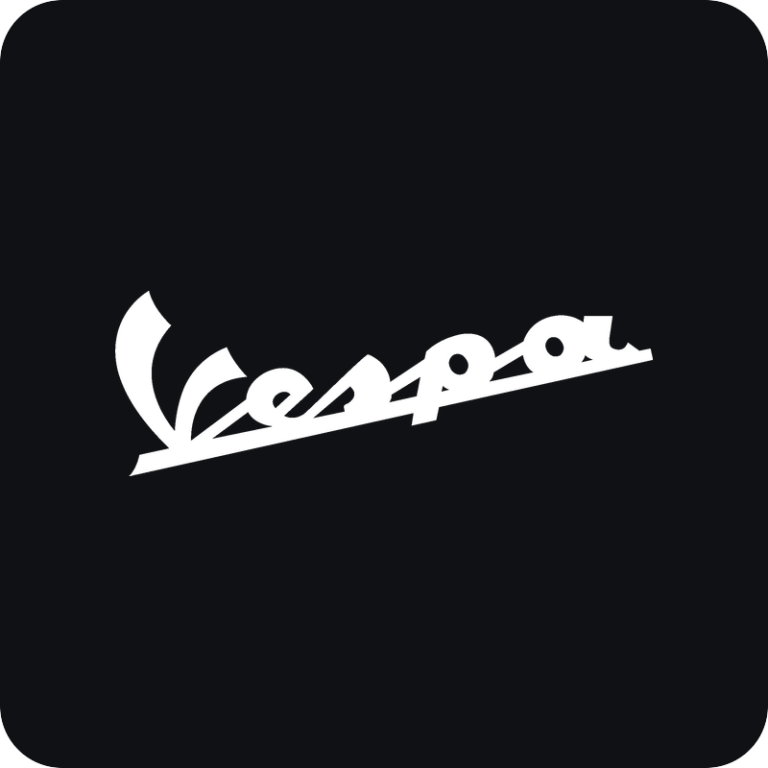 Nálepka Vespa logo na auto