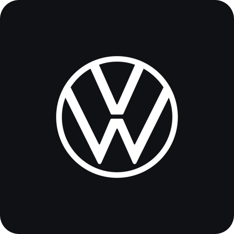Nálepka Volkswagen logo na auto
