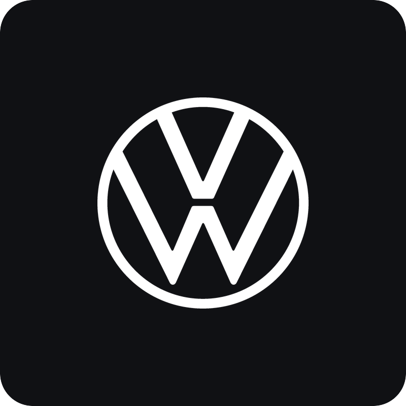 Volkswagen logo Nálepka Volkswagen logo na auto