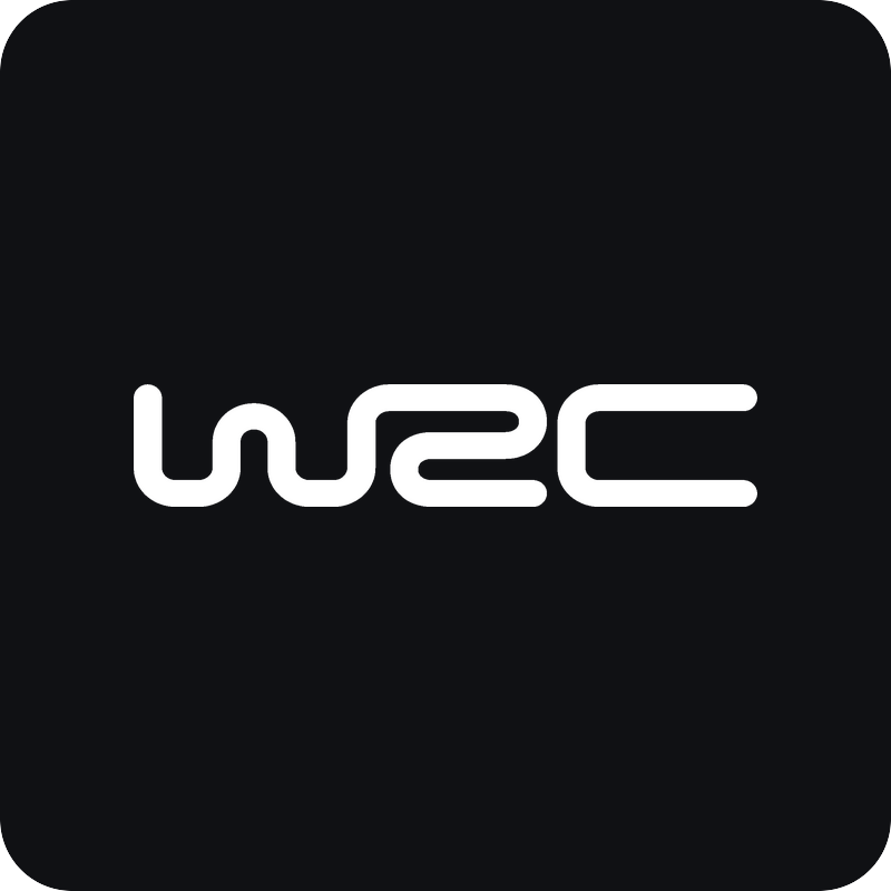WRC logo Nálepka WRC logo na auto