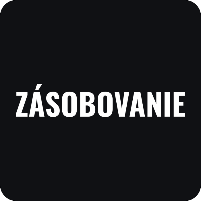 Zásobovanie - rezaná nálepka na auto