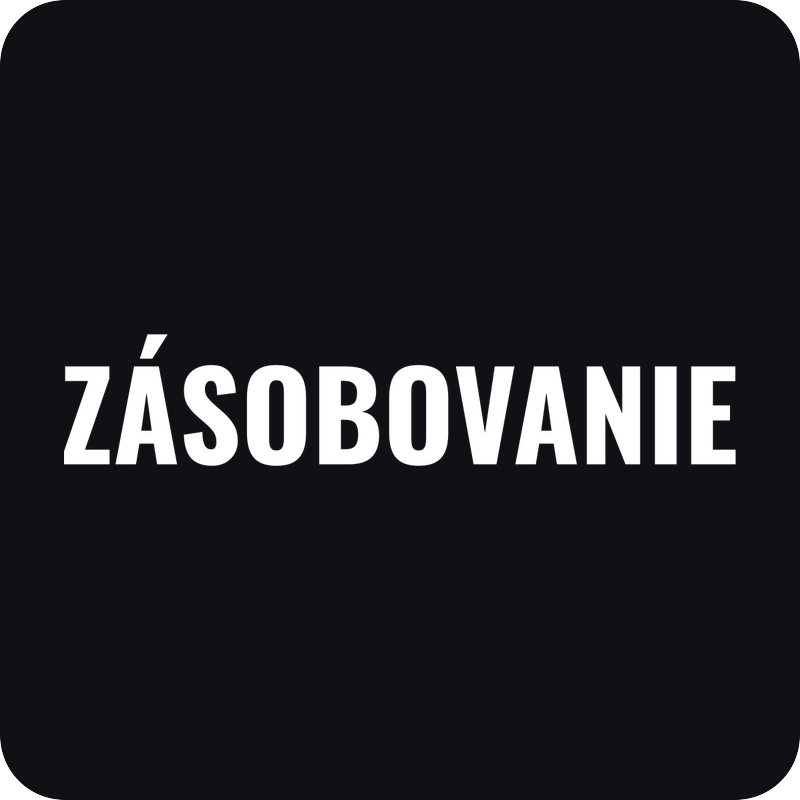 Zásobovanie Zásobovanie - rezaná nálepka na auto